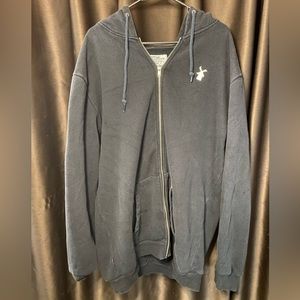 Dutch Bros Black Guaranteed to Satisfy Zip-up hoodie size 2X